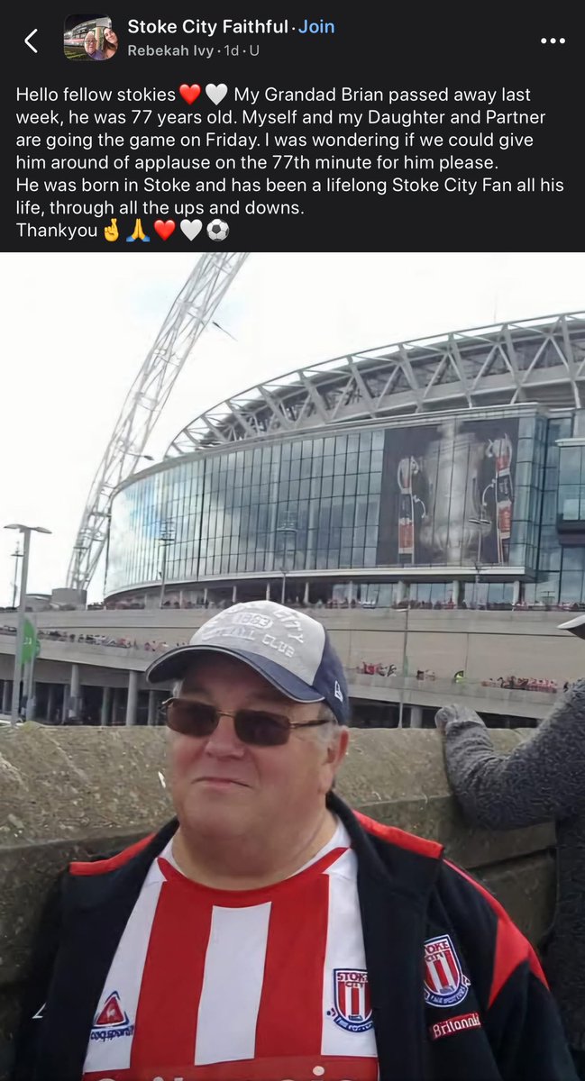 With the permission from Rebekah, sharing this to raise awareness for Friday. Let’s all give Brian a minutes applause and a real send off with his family present!

RIP Brian ❤️🤍

Please share so as many people can see as possible!