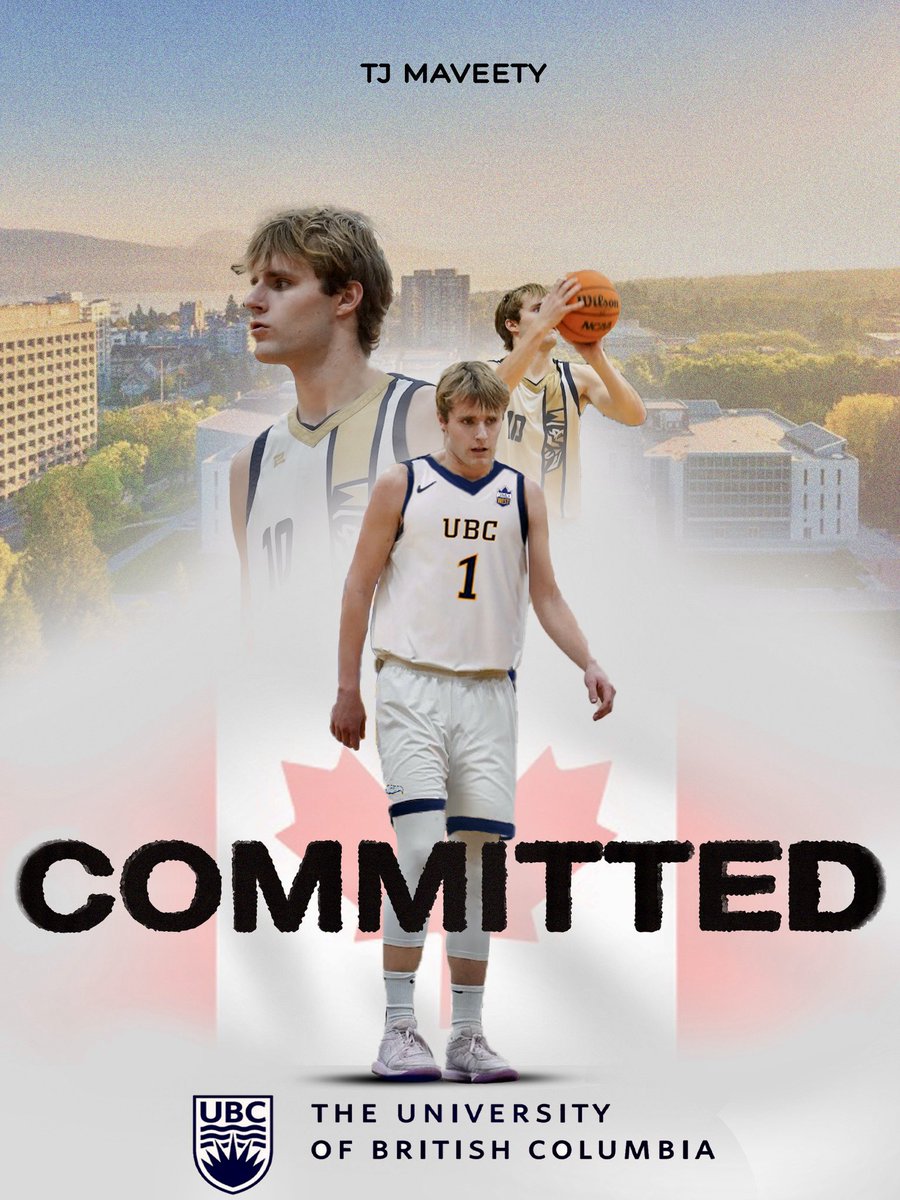 Congrats to Yuba College forward TJ Maveety who has accepted a scholarship to U of British Columbia in Vancouver! One of the top academic institutions in the world and a Canadian basketball power!
#Yubafam