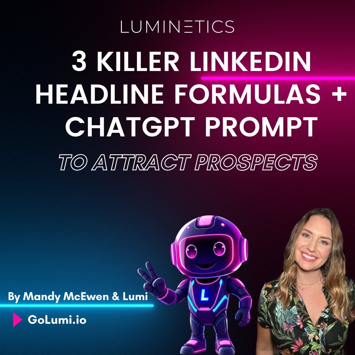 Most #LinkedIn headlines don’t get any clicks. They are boring and not full of value. But luckily, you can use #AI to help you optimize it further. Check out this quick formula for creating a compelling headline fast: linkedin.com/posts/mandymce… #modgirl