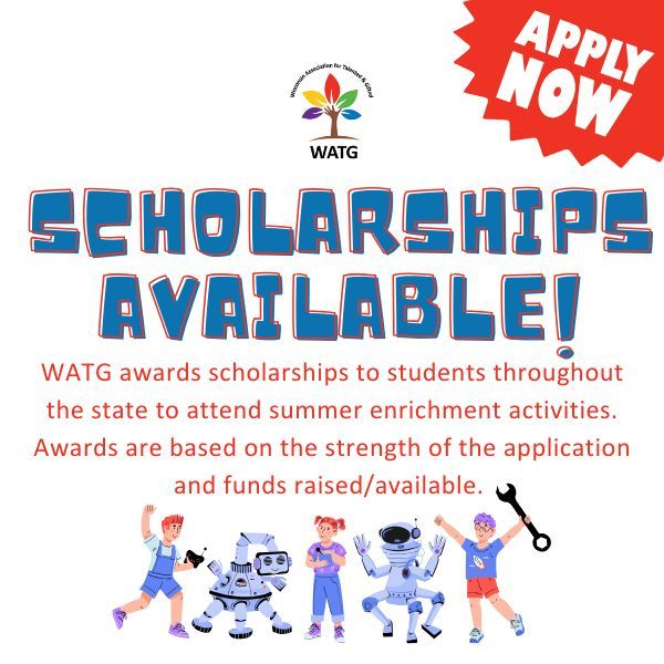 For more information and to apply, go to watg.org/Scholarships__….