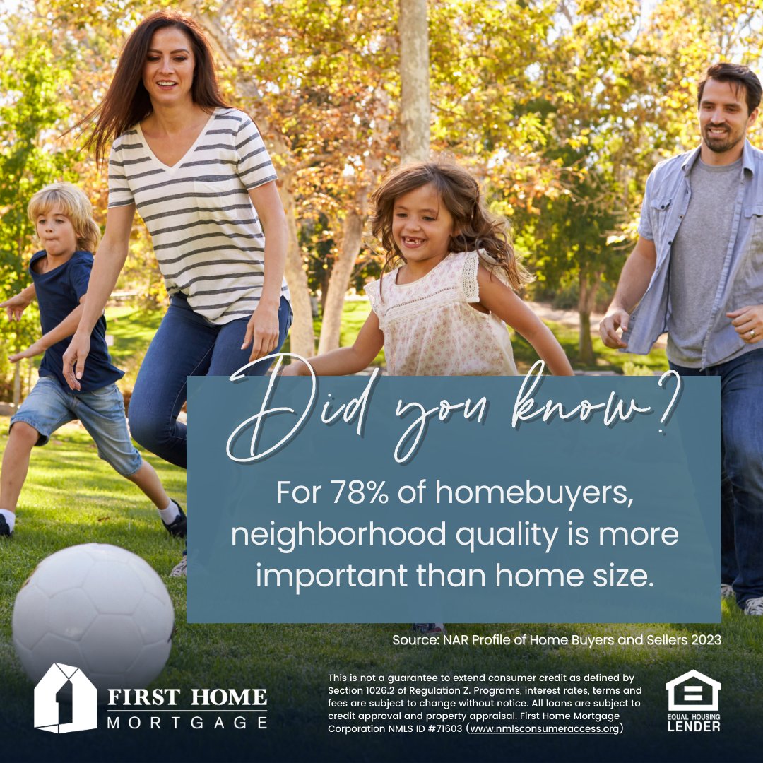 MercerMortgage's tweet photo. Choosing a home involves more than just the property itself; the neighborhood quality is equally important. 

Good neighborhoods offer benefits like better schools, safer streets, and convenient access to amenities. These elements can improve your quality of life and increase you https://t.co/MHMaq8M2St