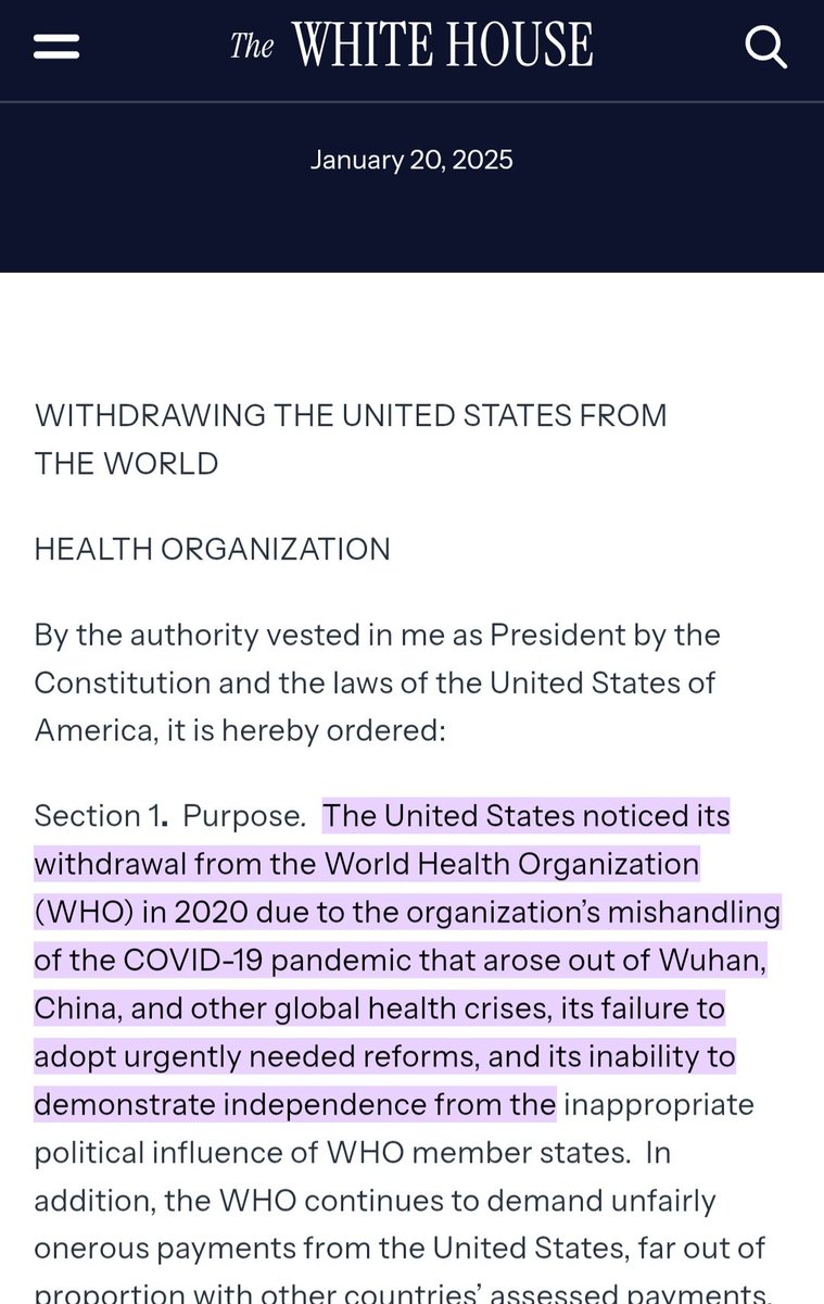 _Pilus_Prior's tweet photo. @Karl_Lauterbach @WHO @BMG_Bund Ne, warum? Weil ihr genauso kriminell seid wie die WHO! Wir lassen uns nicht mehr wie während Corona von euch diskriminieren und erpressen!
Ich bin da ganz auf der Seite des White House! https://t.co/IVhNm6B0nW