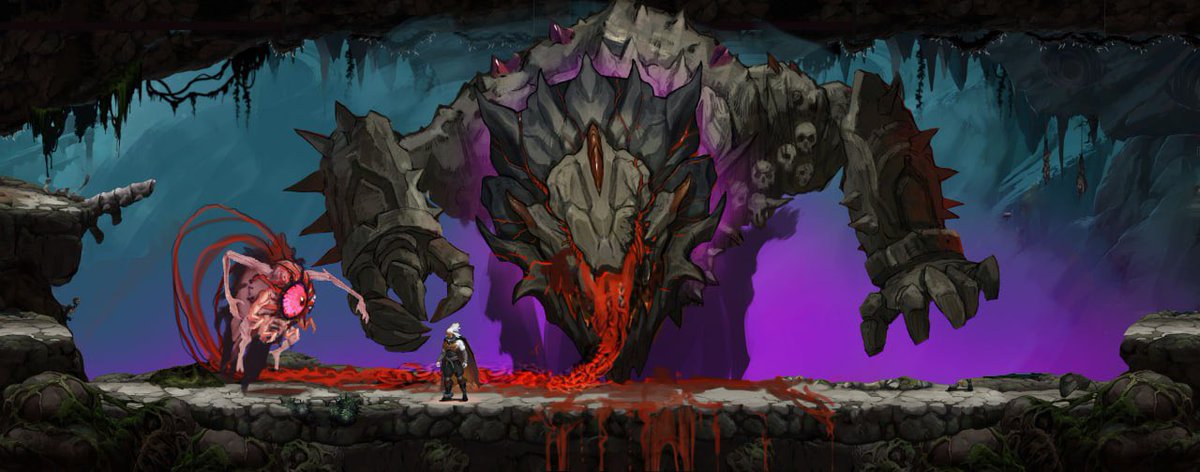 First phase: a massive stone beast, ancient and deadly. 💀🪨
Second phase? It mutates. Blood spills, a grotesque tongue appears, and hell breaks loose. 🩸👅
You thought it was over?

#WishlistWednesday