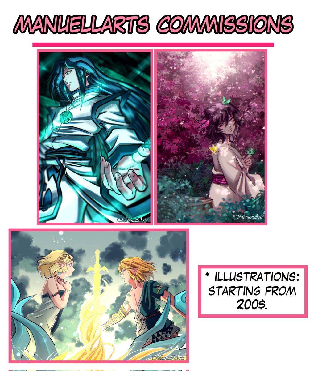 ManuellArts's tweet image. โ โ ๐บ COMMISSIONS INFO ๐บ
โ โ โ โฏโฏโฏโฏโฏโฏโฏโฏโฏโฏโฏ
Retweets are appreciated !
DM if interested.
Don't hesitate to ask me questions if you have any ! ๐ฉท
#artistsontwitter #commissionsopen
#commissions