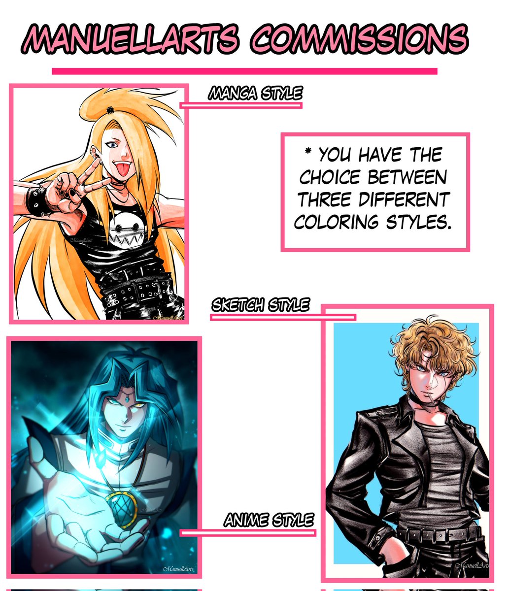 ManuellArts's tweet image. โ โ ๐บ COMMISSIONS INFO ๐บ
โ โ โ โฏโฏโฏโฏโฏโฏโฏโฏโฏโฏโฏ
Retweets are appreciated !
DM if interested.
Don't hesitate to ask me questions if you have any ! ๐ฉท
#artistsontwitter #commissionsopen
#commissions