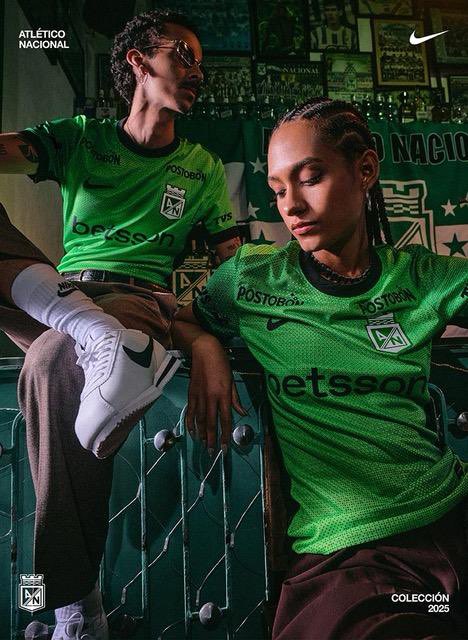 Así presentan <a href="/nacionaloficial/">Atlético Nacional</a> y <a href="/nikefootball/">Nike Football</a> la tercera equipación 2025: La grandeza y rebeldía del verde. 

En venta desde ya en nike.com.co y Tiendas Verdes 👕🇳🇬