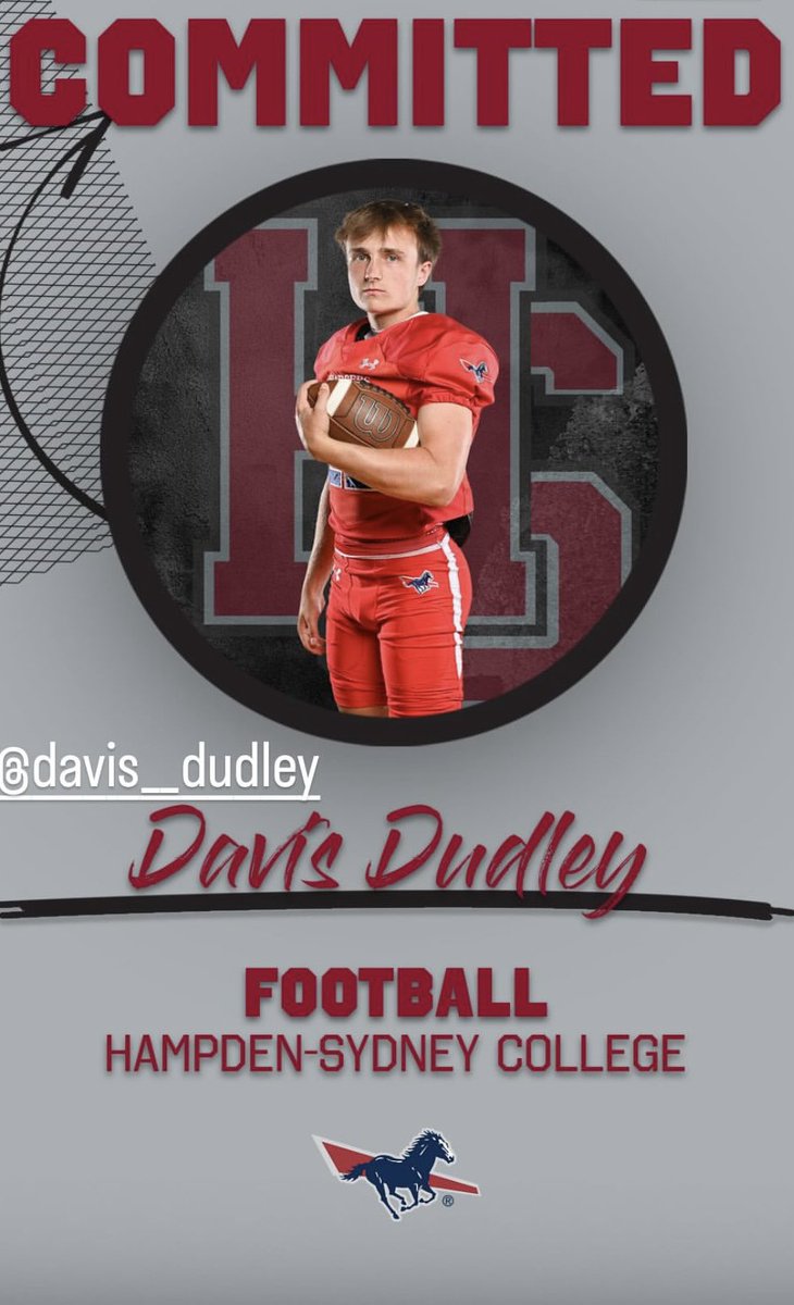 Congratulations to Providence Day Kicker/Punter Davis Dudley on signing with Hampden-Sydney!