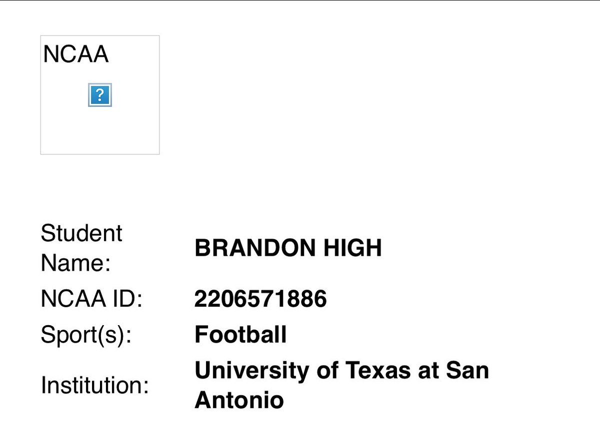 Brandonhigh31's tweet image. Officially in💯