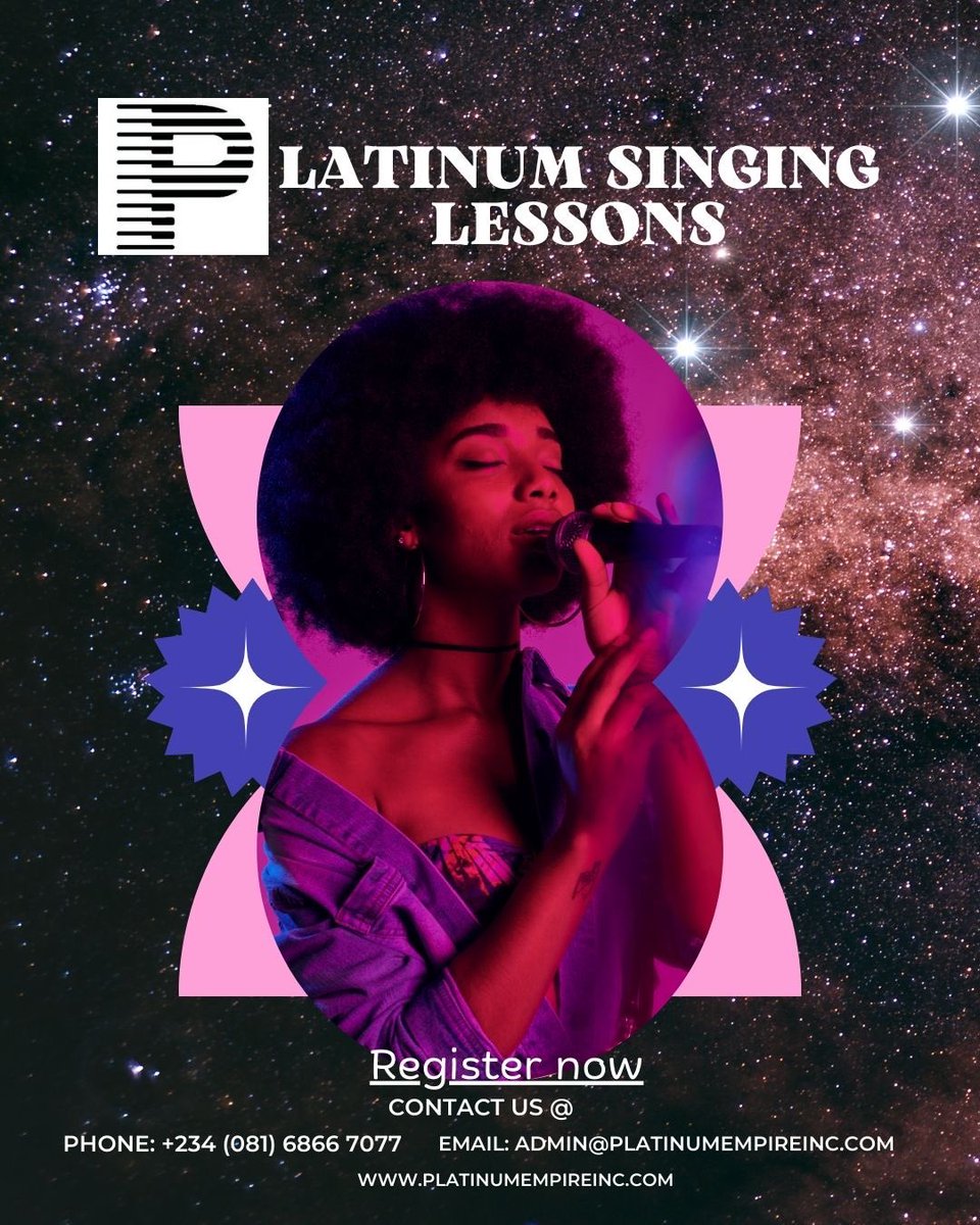 uchasmusic's tweet image. Don’t just sing… Sing like a Platinum star!🎙️😘💕#PlatinumSingingLessons #LearnToSing #VocalTraining #SingingClasse #VoiceLessons #MusicEducation #SingingMadeEasy
#BeginnerSingers #SingWithConfidence #VocalCoaching

#PlatinumEmpireVoice
#PlatinumVoices