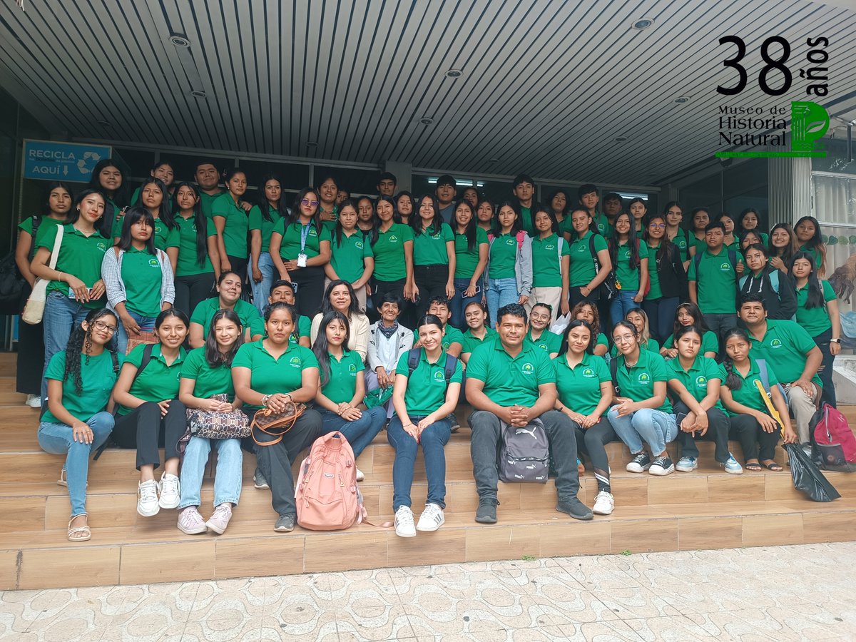 MuseoNKM's tweet photo. Recibimos la grata visita de estudiantes de 1° semestre de la Carrera Bioquímica de la UAGRM, quienes recorrieron la Sala de Exhibición del Museo NKM para aprender sobre la fauna, flora y fósiles, complementando los conocimientos que están adquiriendo en la materia de Ecología. https://t.co/ROcmxATpBj