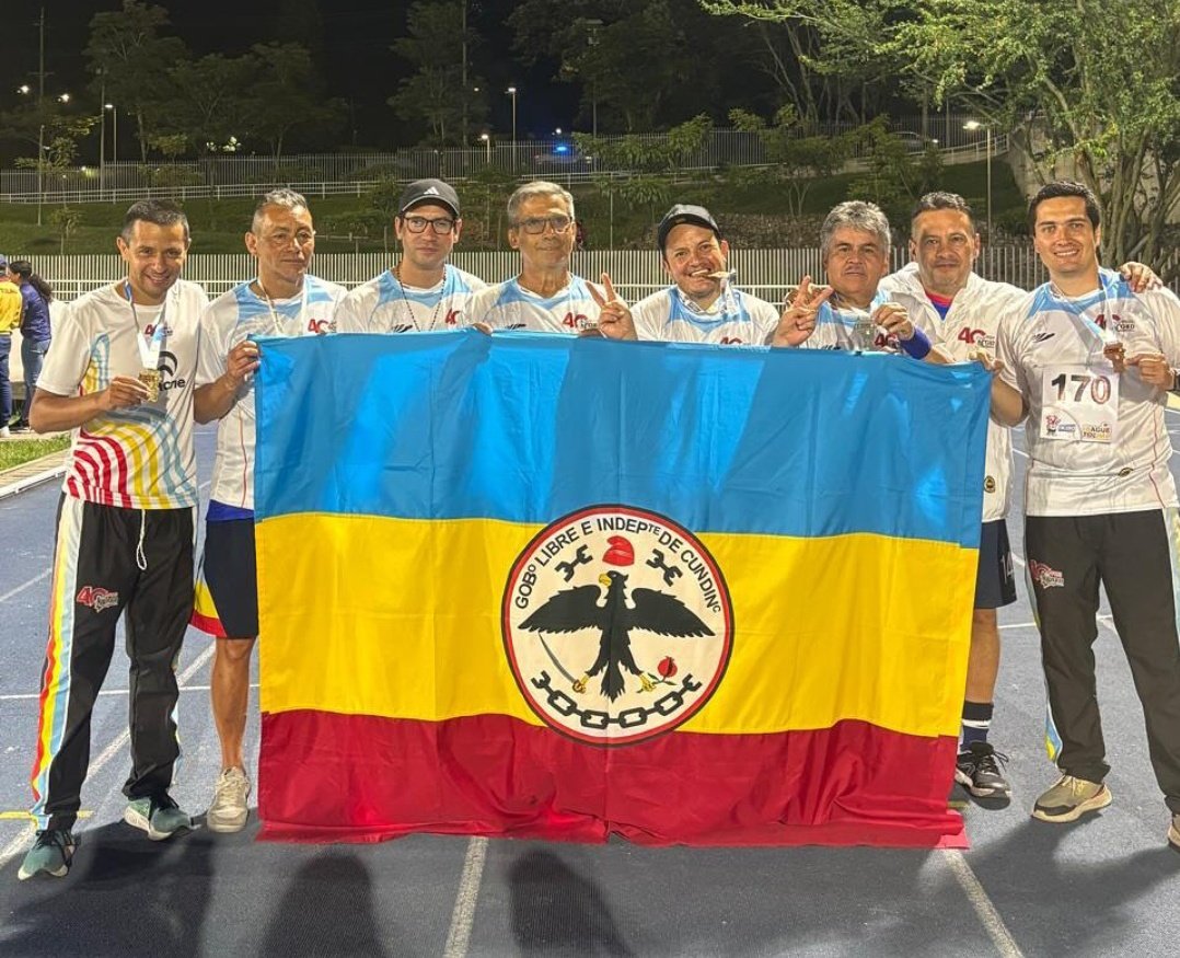 *Medallero Actualizado Acord Cundinamarca*

*ORO*

Andrés Páez Ciclismo Ruta
Henry Parra Bowling Individual
Andrés Páez Atletismo 800 mts

*PLATA*
Armando Amado Billar Tres Bandas
Luis Castañeda Natación 50 mts
Óscar Sastoque Atletismo 100 mts
Miguel Daza Atletismo 200 mts

Hilo