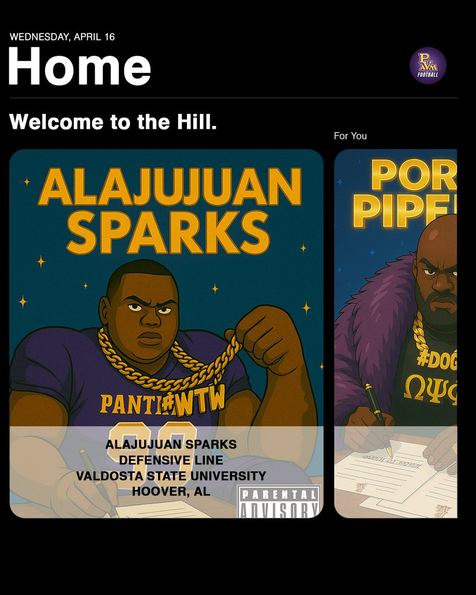 Track 1: “Reunited” ft. Alajujuan Sparks🔥

Welcome to the Hill✍️

#DOG | #WTW | #PVAMUFootball