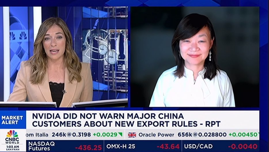 MarketVector Indexes (@marketvector) on Twitter photo On her <a href="/CNBCi/">CNBC International</a> debut w/ <a href="/CNBCJulianna/">Julianna Tatelbaum</a>, <a href="/jyangsaez/">Joy Yang</a> discussed #AI, #semiconductors, and global innovation.
“I wouldn’t call it the end of American exceptionalism. Rather, I think #investors have woken up to the fact that innovation isn’t owned by America.”
#Markets #Investing On her <a href="/CNBCi/">CNBC International</a> debut w/ <a href="/CNBCJulianna/">Julianna Tatelbaum</a>, <a href="/jyangsaez/">Joy Yang</a> discussed #AI, #semiconductors, and global innovation.
“I wouldn’t call it the end of American exceptionalism. Rather, I think #investors have woken up to the fact that innovation isn’t owned by America.”
#Markets #Investing