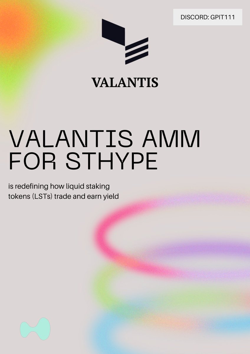 GermaVeron18523's tweet image. 🚀 @ValantisLabs  AMM for stHYPE is redefining how liquid staking tokens (LSTs) trade and earn yield.

Here’s how it protects LPs &amp;amp; boosts returns — a quick breakdown 🧵👇

#Valantis