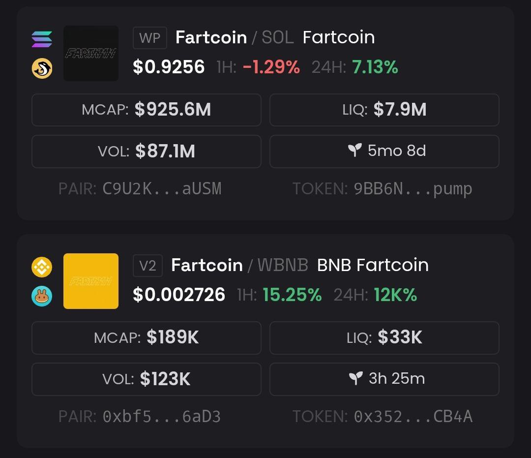 Fartcoin 💨 BNB tweet media