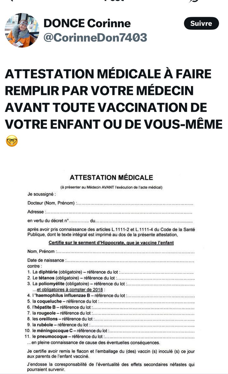 Le discours #antivax, on connaît. Là où ça me déglingue le plus, c’est quand ça vient d’une personne qui se présente comme médecin généraliste. Faut dire que l’<a href="/ordre_medecins/">Ordre des Médecins</a> est plus occupé à sanctionner les médecins qui traitent, à juste titre, Lalanne d´abruti…