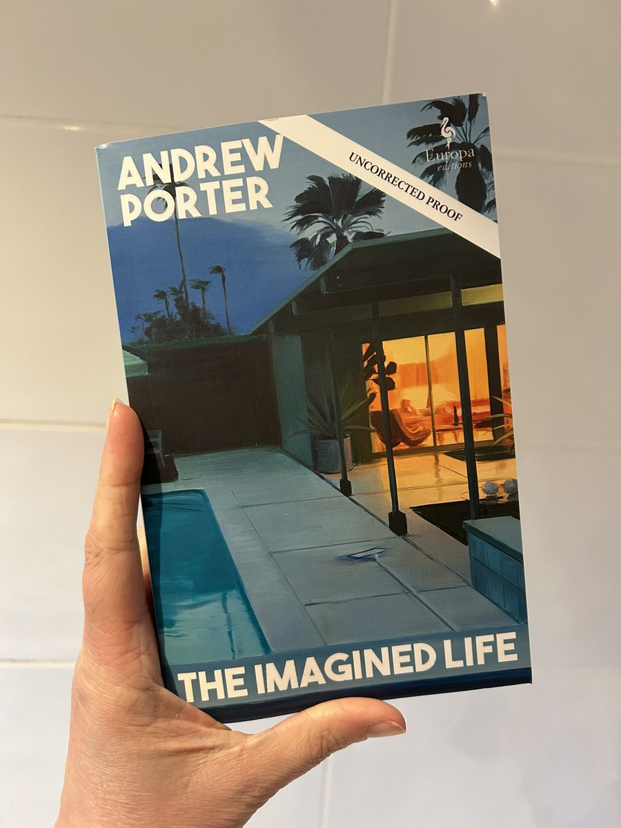 Bookish chat (@bookishchat) on Twitter photo Thank you so much to <a href="/MillieGuille/">Millie Guille</a> and <a href="/EuropaEditions/">Europa Editions</a> for my proof copy of #TheImaginedLife by <a href="/AndrewPorter01/">Andrew Porter</a>.
I think it looks intriguing. Out in August 📖 Thank you so much to <a href="/MillieGuille/">Millie Guille</a> and <a href="/EuropaEditions/">Europa Editions</a> for my proof copy of #TheImaginedLife by <a href="/AndrewPorter01/">Andrew Porter</a>.
I think it looks intriguing. Out in August 📖