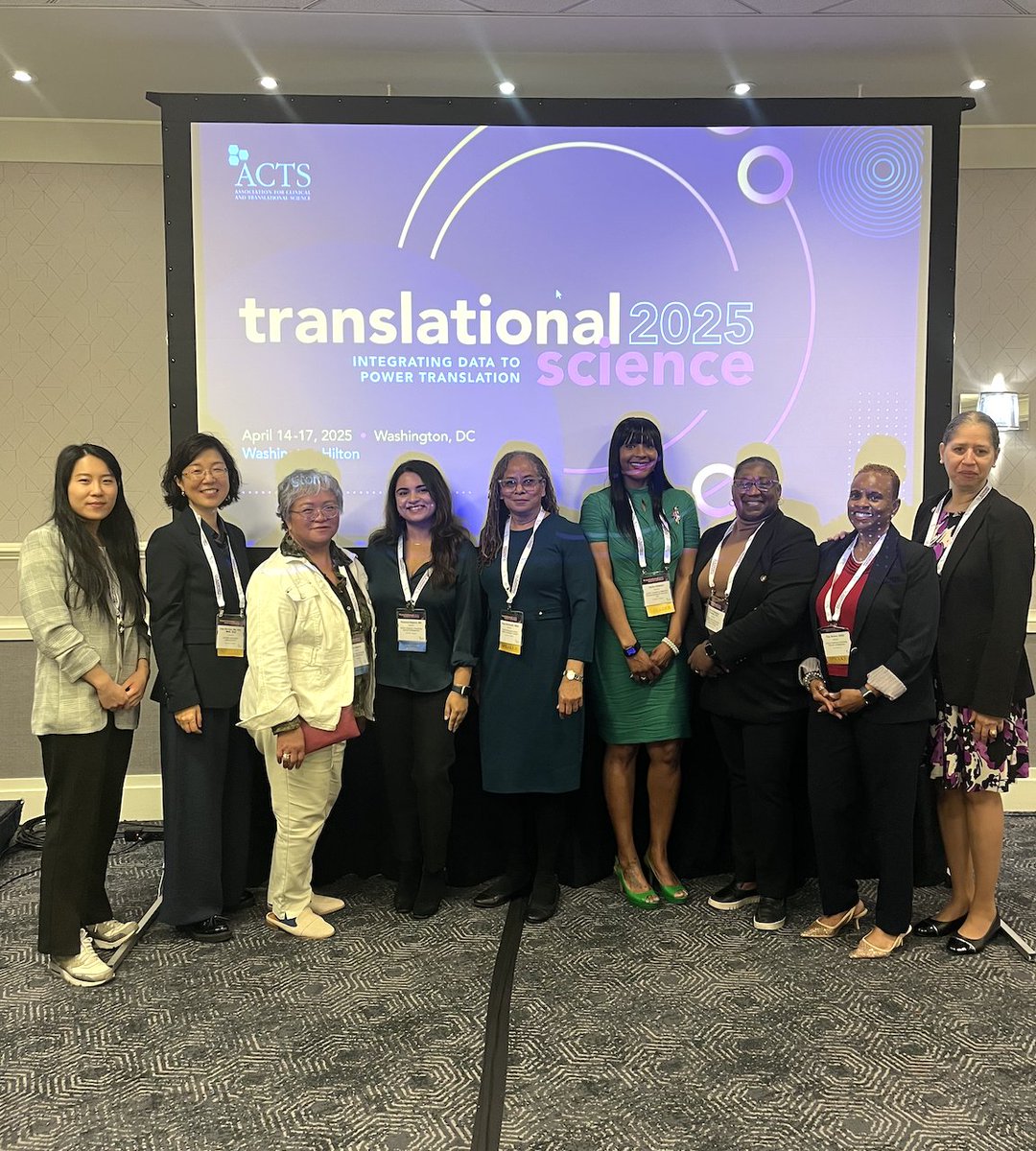 ictrjhu's tweet photo. Yesterday our Community and Collaboration Core (CCC) team gave a presentation on our #CEnR pilot program @ACTScience #TranslationalScience 2025 conference! Learn more about the program here: https://t.co/0jnZ8Tm3zY 
#TS25DC https://t.co/jvqQBxvEOb