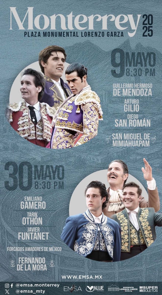 <a href="/GilioArturo/">Arturo Gilio</a> regresa a Monterrey después de su triunfo anterior <a href="/TaurinosEnCoah/">Taurinos en Coahuila</a> <a href="/ntrtoros/">NTR Toros</a> <a href="/memo_leal/">Guillermo Leal</a> <a href="/portaltaurino/">Portal Taurino</a> <a href="/eltoreroazteca/">juanantoniohernandez</a>