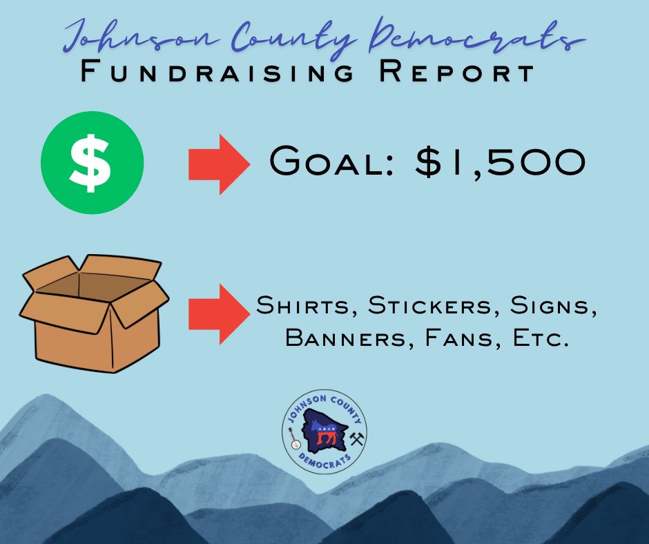 NicholasHazele1's tweet photo. What to help us flip Johnson County blue with candidates next year? Help us reach our goal of $1,500 raised by May to expand our efforts before the Kentucky Democratic Party Convention in June!
#JoCoDems #KYDems https://t.co/8kGcvpnFVz
