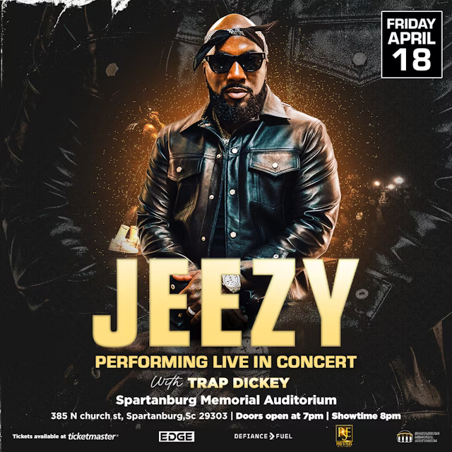 Get ready for JEEZY LIVE at the auditorium THIS FRIDAY! Get your tickets here: ticketmaster.com/event/2D006255…