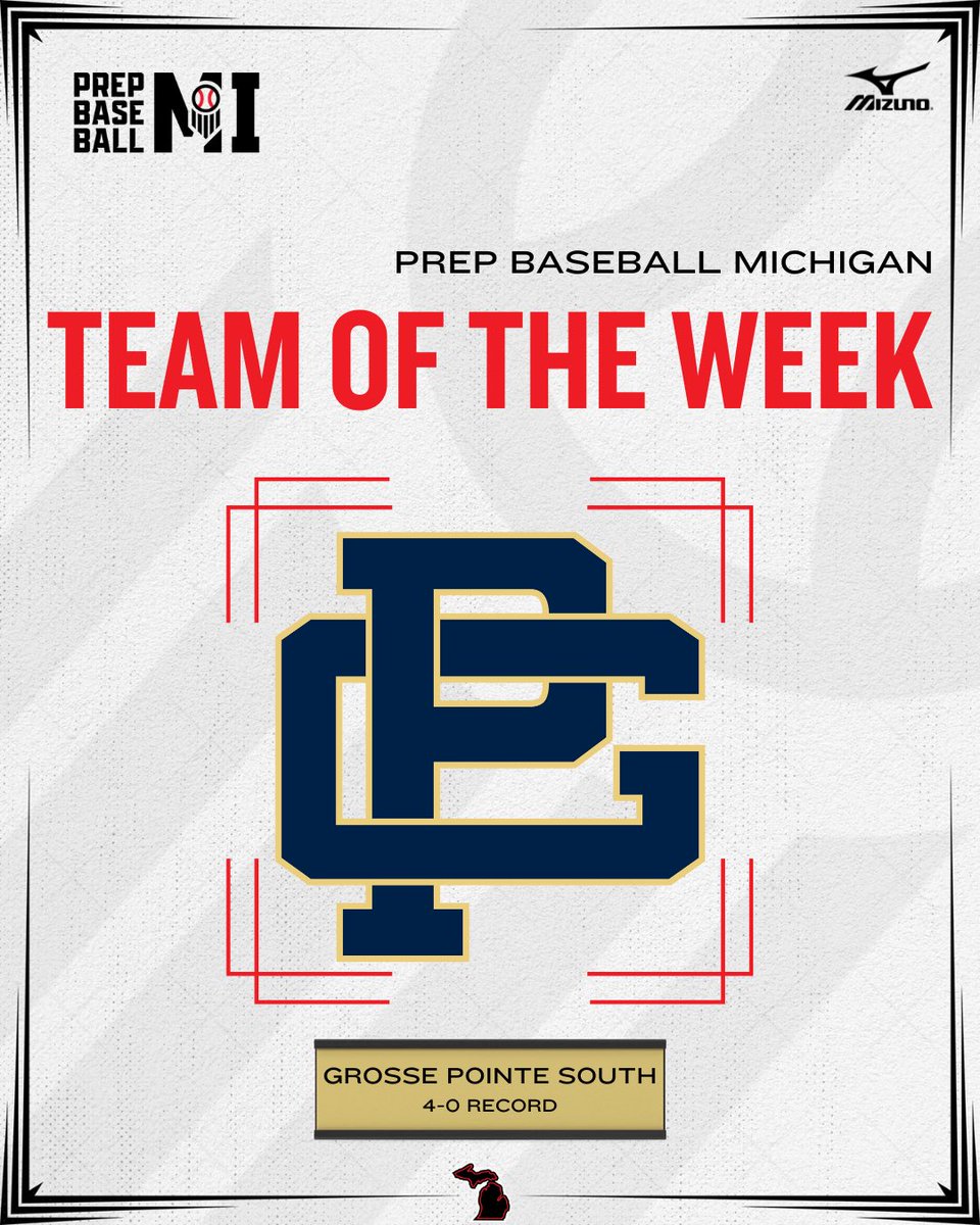 Prep Baseball Michigan (@prepbaseballmi) on Twitter photo 𝐓𝐞𝐚𝐦 𝐨𝐟 𝐭𝐡𝐞 𝐖𝐞𝐞𝐤 - 𝟑𝐫𝐝 𝐄𝐝𝐢𝐭𝐢𝐨𝐧
<a href="/GPSBaseball/">GPS Baseball</a> continued their strong start to the spring with a 4-0 week highlighted by a 10 inning walk-off win over Stevenson 𝐓𝐞𝐚𝐦 𝐨𝐟 𝐭𝐡𝐞 𝐖𝐞𝐞𝐤 - 𝟑𝐫𝐝 𝐄𝐝𝐢𝐭𝐢𝐨𝐧
<a href="/GPSBaseball/">GPS Baseball</a> continued their strong start to the spring with a 4-0 week highlighted by a 10 inning walk-off win over Stevenson