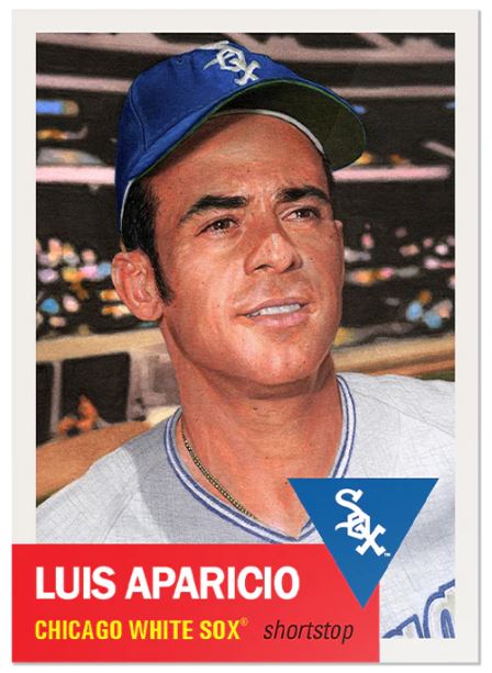 Alright for our friends <a href="/ChiSportsBums/">Chicago Sports Bums</a> 5 lucky 🍀 winners for a Luis Aparicio Living Set Card #WhiteSox 

To Enter:

1. Like &amp; RT 👍
2. Winners Announced - 4/23