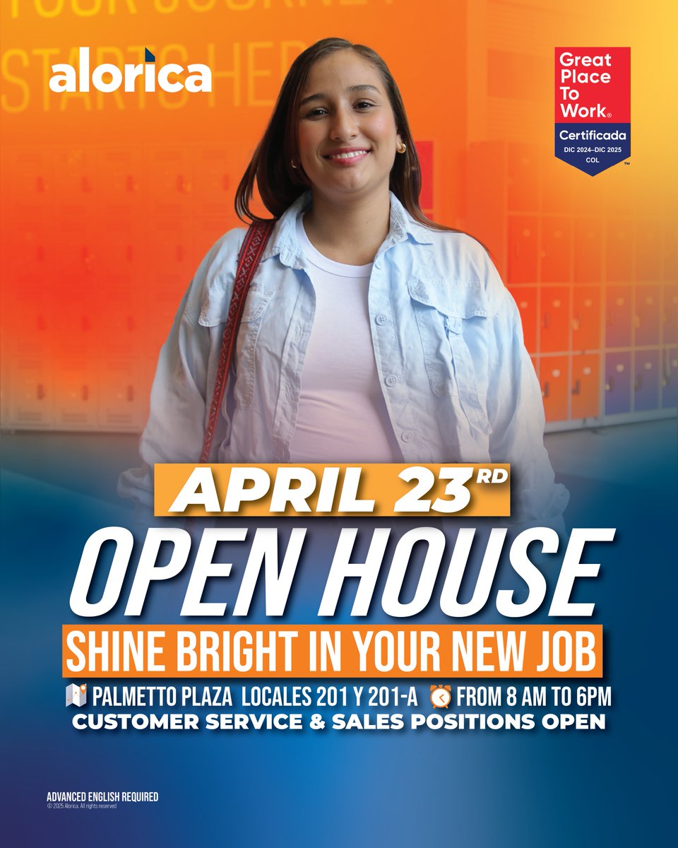 Invest Pacific (@investpacific) on Twitter photo #TrabajoSíHay Si haces parte del #TalentoBilingüe de #CaliCo, no dejes pasar esta oportunidad de participar en el Open House que <a href="/AloricaLatam/">Alorica Latam</a> tiene preparado en sus instalaciones de Palmetto Plaza. Asiste y aplica a las vacantes que tienen para el #TalentoHumano de la ciudad. #TrabajoSíHay Si haces parte del #TalentoBilingüe de #CaliCo, no dejes pasar esta oportunidad de participar en el Open House que <a href="/AloricaLatam/">Alorica Latam</a> tiene preparado en sus instalaciones de Palmetto Plaza. Asiste y aplica a las vacantes que tienen para el #TalentoHumano de la ciudad.