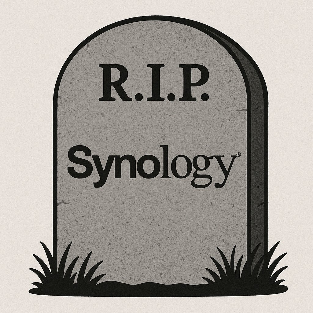 FerTech's tweet photo. RIP @Synology 

https://t.co/4r8blMhdsG https://t.co/kVtmhHAYk1