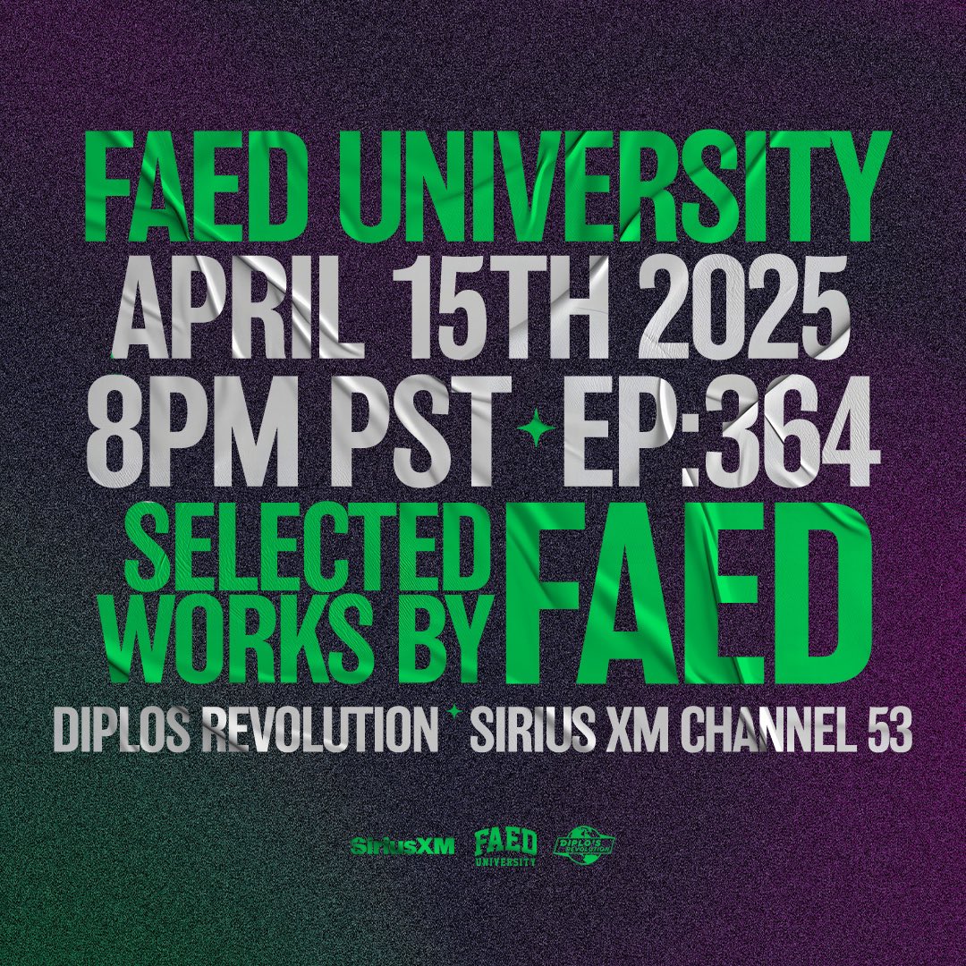 hmcheadliner's tweet photo. .#FAEDUniversity Ep. 364 with @WEAREFAED — Now available on Mixcloud &amp; Apple Podcasts App [LISTEN]: https://t.co/R6B3vYBccr https://t.co/3ubckOkv02