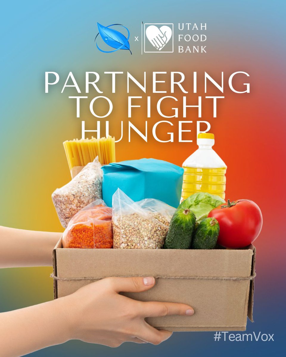 #TeamVox believes in the strength of our community and is committed to supporting those in need. This April, we're proud to be partnering with the #UtahFoodBank to help fight hunger. 
 #CommunityFirst #MakingADifference #Utah #AprilGiving #SupportLocal