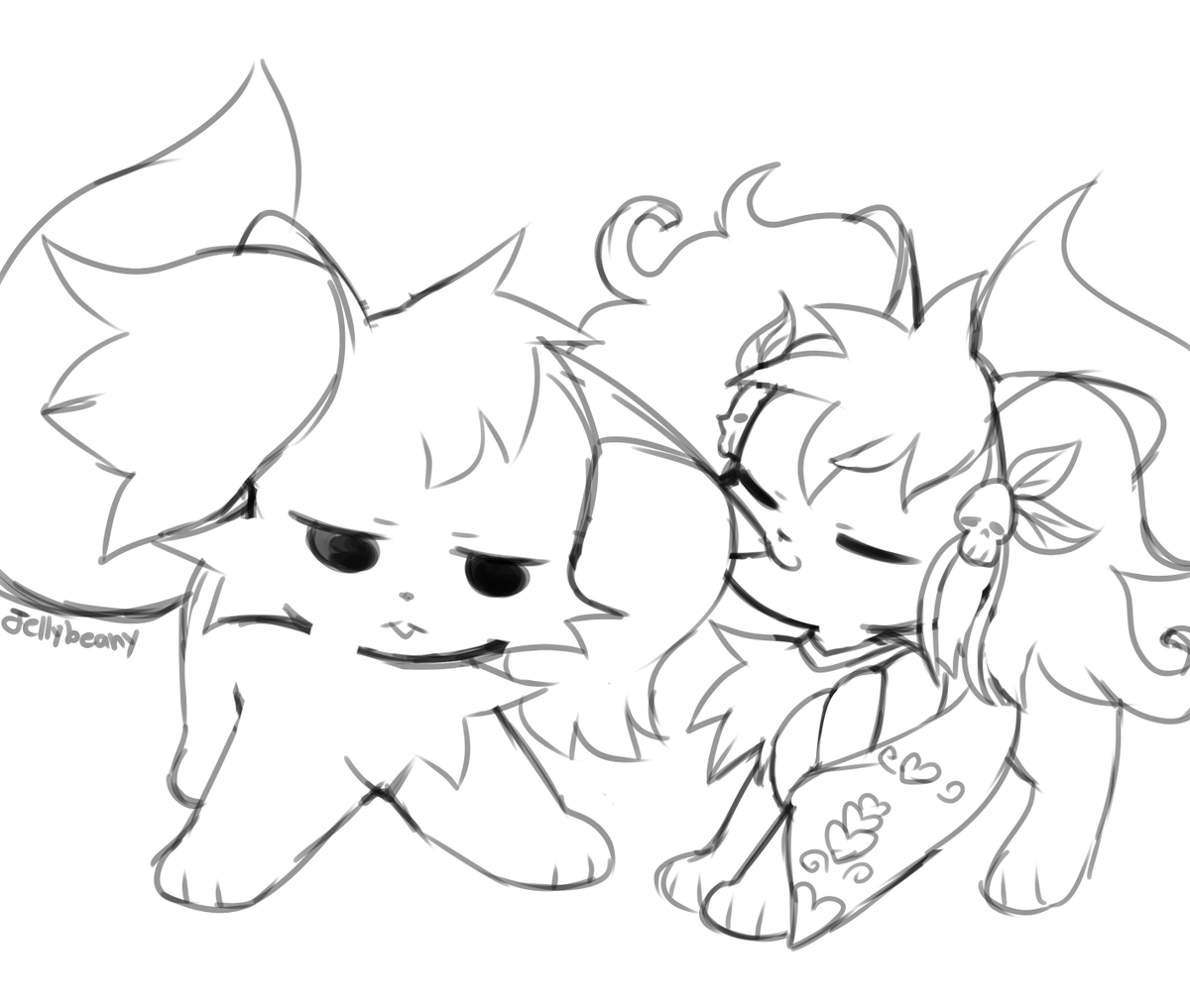 meet Rhea, my new little fennekin OC ✨