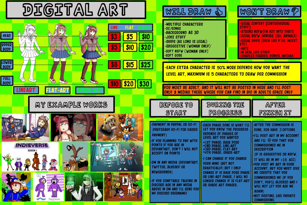 AnimakerSource's tweet image. Now that I can do 2D drawing
It is time Open C0mmissions!

Planning to add more options for c0mms stuff from the future, but for now it is avaliable for 2D c0mms!

So feel free to DM (If possible) for drawing work!
Also you can ask in Ko-fi ko-fi.com/sourceanimaker…