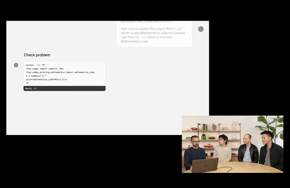 asmeurer's tweet image. Cool to see @openai demo solving a @sympy issue (from SWE-bench) in their o3 demo today. At a glance the AI&apos;s fix looks correct (though not quite as straightforward as the true fix that was made).