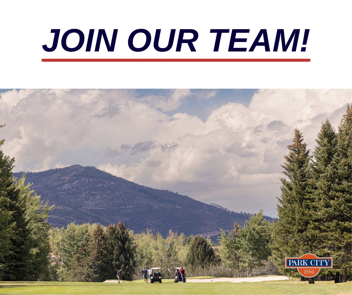 We are always looking for great people to work with us at Park City Municipal.

Recent Openings:
• City Manager's Office Intern
• Golf Course Starter
• Parks II and III (Seasonal)
• Assistant Planning Director
• Senior Planner

Apply today to #WorkWithUs: