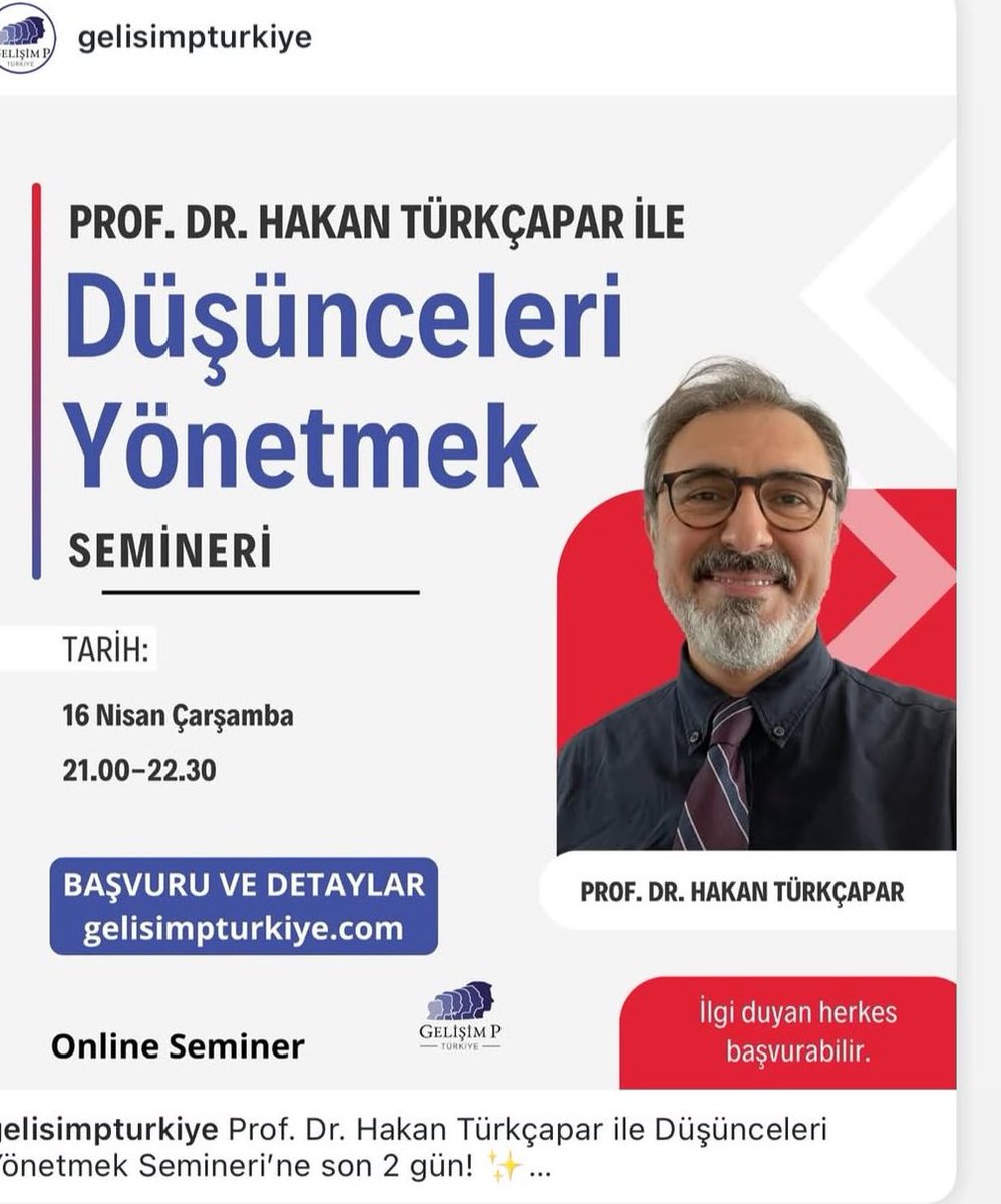 Bu akşam 21.00 da Gelişimp’ de “Düşünceleri yönetmek.” konuşacağız. ⁦<a href="/gelisimpturkiye/">GelişimPTürkiye</a>⁩