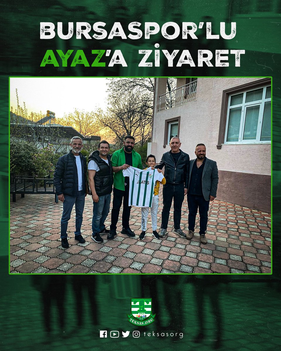 Senin gibi yürekli çocuklar varken Bursaspor hep var olacak Ayaz!

Teksas olarak, Ayaz kardeşimizin kapısını çaldık, formasını hediye ettik.