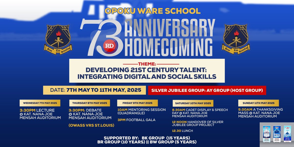 AKATAKYIE HOMECOMING 2025 PROGRAM LINEUP