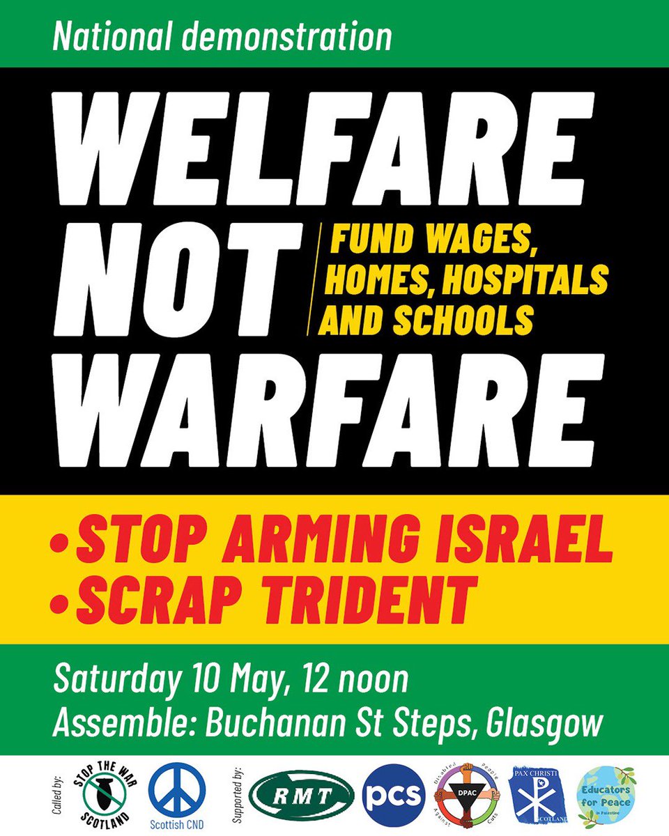 Join the demonstration and if you cannot, don't stop talking about Palestine