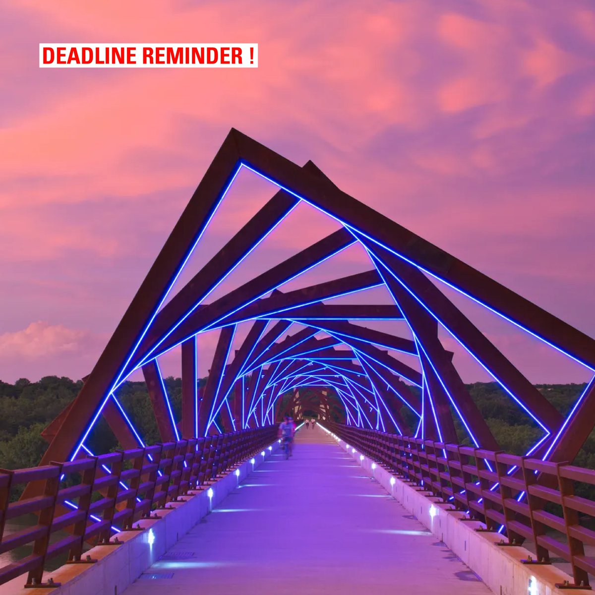 🚴‍♀️💡 Ride beneath the iconic High Trestle Trail lights and take in the stunning views! 🌟 Join us for an unforgettable evening of fresh air, fun company, and epic sights.

⏰ Deadline to sign up is MONDAY, April 28th—don’t miss out on this night ride adventure!

#IowaStateRec