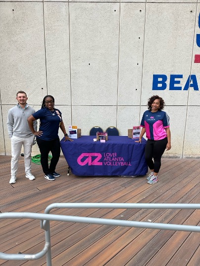 As an intern with Van Wagner, graduate student Blake Farbman assists with the preparation and fulfillment of activations for events here on campus! Earlier this semester, he assisted with the LOVB Atlanta activation at the GSU Beach Volleyball Day of Duals! #GSUSportAdmin
