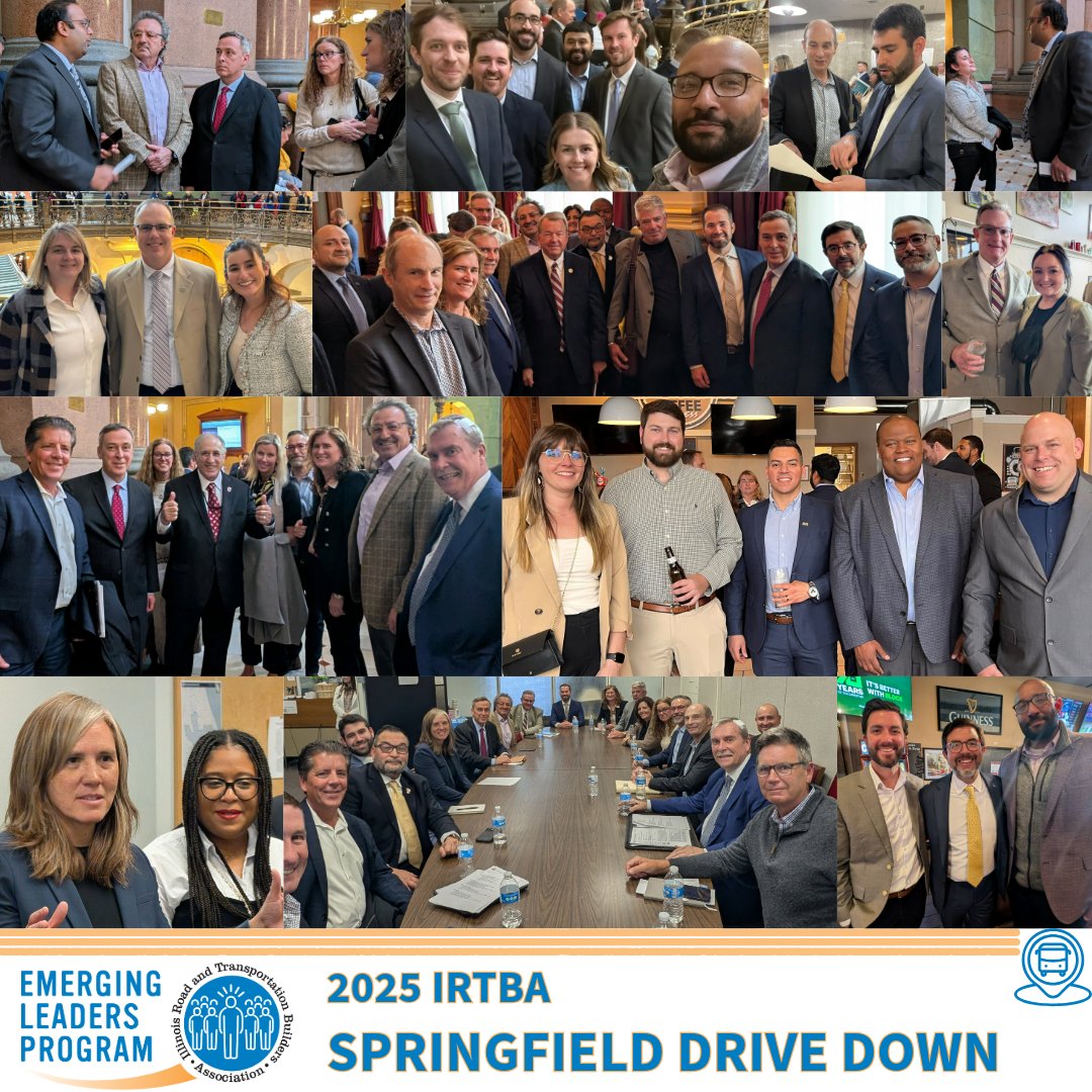 🚌Last Wednesday, the 2025 IRTBA Emerging Leaders Program class and IRTBA leadership traveled to Springfield. 🚌

A highlight of the advocacy day was a meeting with <a href="/IDOT_Illinois/">IDOT_Illinois</a> Acting Secretary Gia Biagi and Deputy Governor Bria Scudder to address various industry issues.