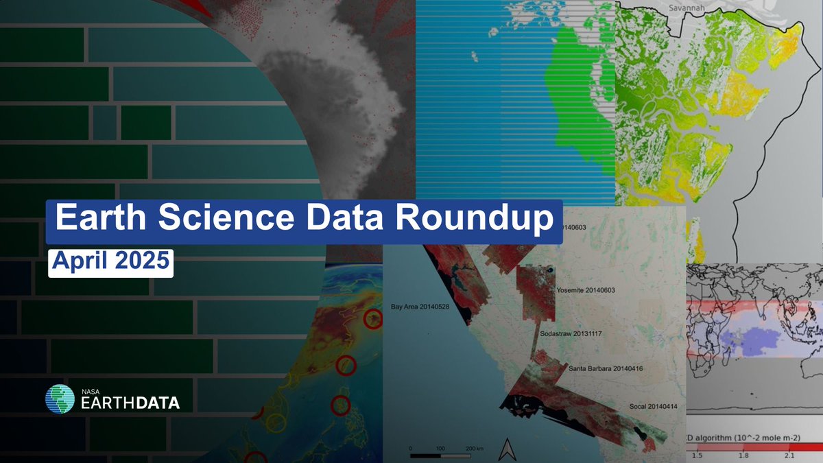 🌎Earth Science Data Roundup🌎
Catch up on the datasets, products, and resources released by NASA’s Distributed Active Archive Centers last month.
earthdata.nasa.gov/news/earth-sci…
#EarthScience #NASA #Data