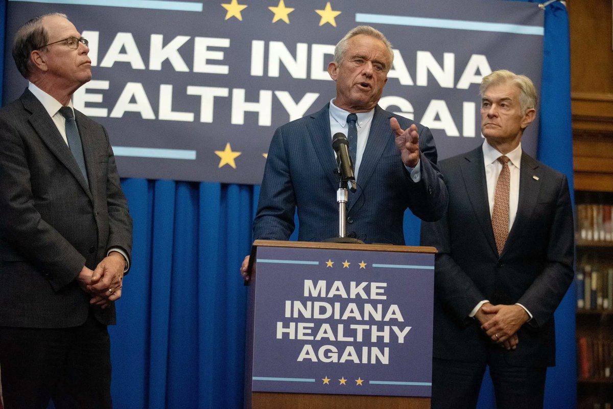 Mary Claire Molloy (@mcmolloy7) on Twitter photo The "Make America Healthy Again" movement has come to Indiana, heralded by RFK Jr. and Dr. Oz.
The state may be the first to ban SNAP recipients from buying candy and soda. There's also fights over Medicaid and vaccine misinformation.
For <a href="/mirrorindy/">Mirror Indy</a>:
mirrorindy.org/indiana-govern… The "Make America Healthy Again" movement has come to Indiana, heralded by RFK Jr. and Dr. Oz.
The state may be the first to ban SNAP recipients from buying candy and soda. There's also fights over Medicaid and vaccine misinformation.
For <a href="/mirrorindy/">Mirror Indy</a>:
mirrorindy.org/indiana-govern…