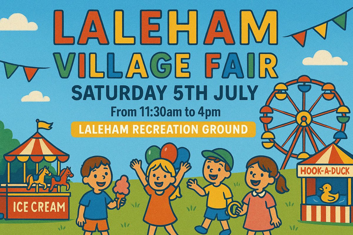 lalehamonthames's tweet photo. Laleham Village Fair, organised by the LRA, takes place on the first Saturday of July. If you’d like a stall, please book via our website using the link: 
https://t.co/TITjhxprfo Don’t miss this fun packed village event: #laleham #lalehamfair #LRA #LalehamVillage https://t.co/tYkT66rx8j