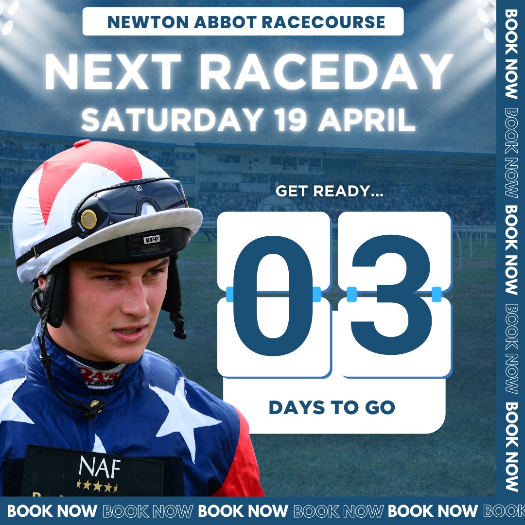 🎉 Just 3 days to go until raceday at Newton Abbot Racecourse – and it’s packed with extras! 🎉

Here’s what you can look forward to on the day:

🚌 FREE Shuttle Bus to and from Newton Abbot train station
🍺 FREE pint of Tribute in the first hour after gates open (adults only)
🍫