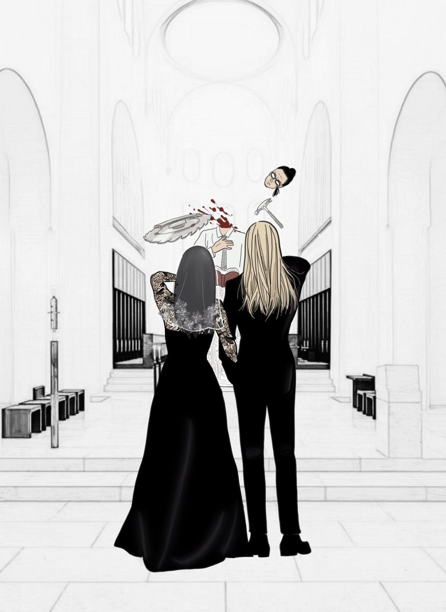 👓: I now pronounce you husband and wife—
🔨⚙️: Go to hell!

#SAKAMOTODAYS 
シシオサ