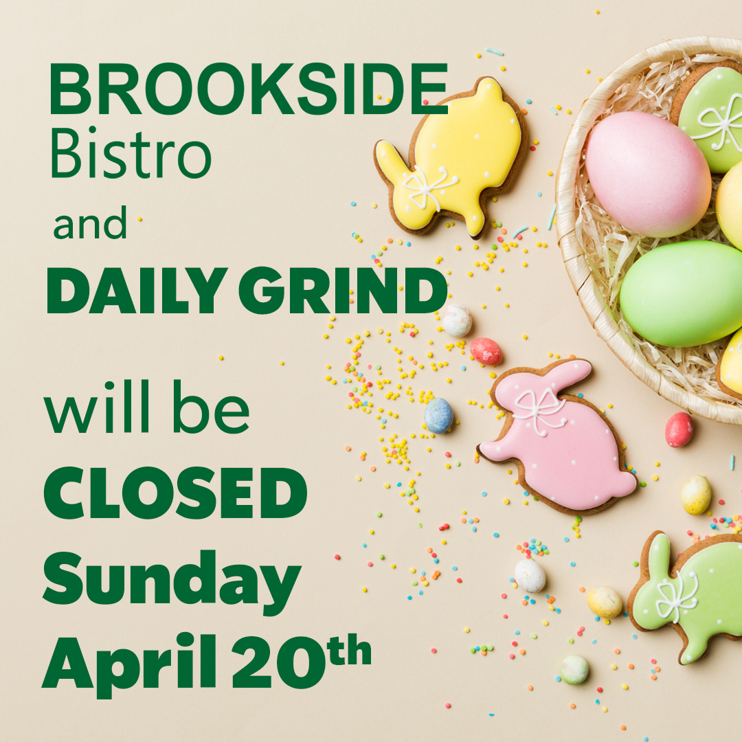 uridining's tweet image. Due to the upcoming holiday, the following dining locations will be closed:

Gertz Café: Closed on 4/18
Corner Store: Closed on 4/20
Daily Grind: Closed on 4/20
Brookside Bistro: Closed on 4/20
Wishing a happy holiday to all who celebrate!                           #URIdining