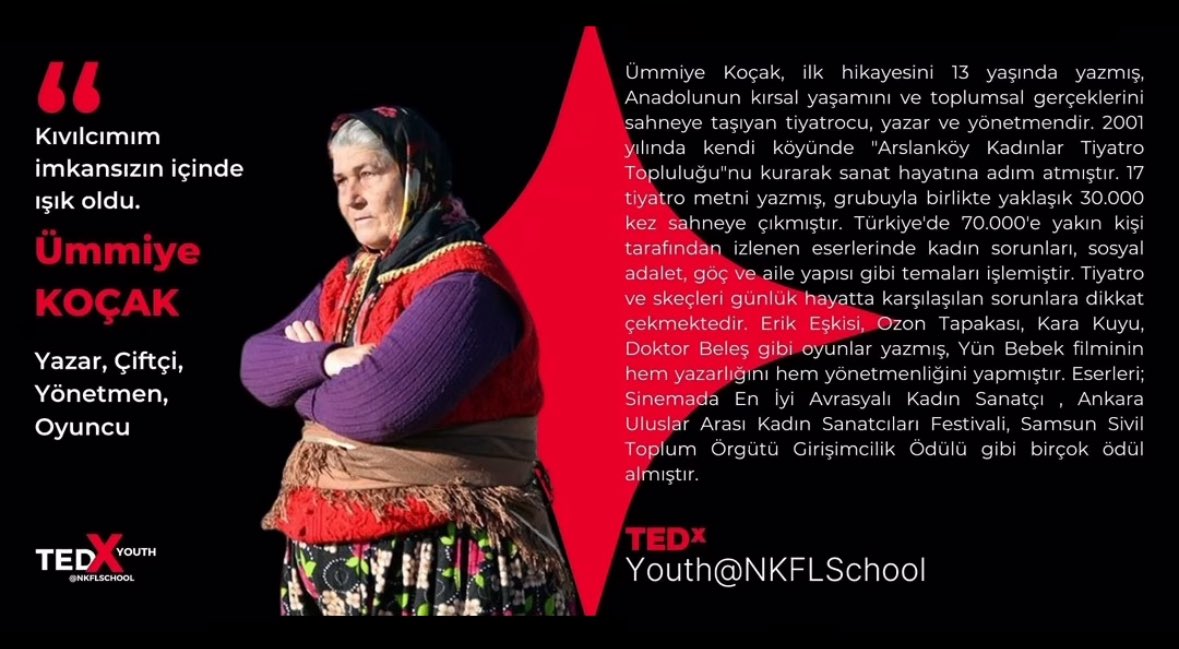 Hayallerinizin peşinden gitmekten asla vazgeçmeyin. #TEDx #KadınGücü
