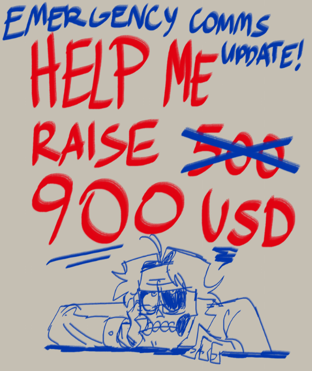 📢EMERGENCY C0MM1SS10N5!! UPDATE PLEASE READ📢

I really don't want to come to this, but on top of my current debts my parents don't want to pay for my tuition for my next semester for college so I have to take matters into my own hands and add 400usd into the current goal. 

1/4